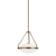 Troy Lighting - F4516-PBR - One Light Pendant - Kade - Patina Brass