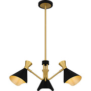 Quoizel - ADN5026MBK - Three Light Chandelier - Arden - Matte Black