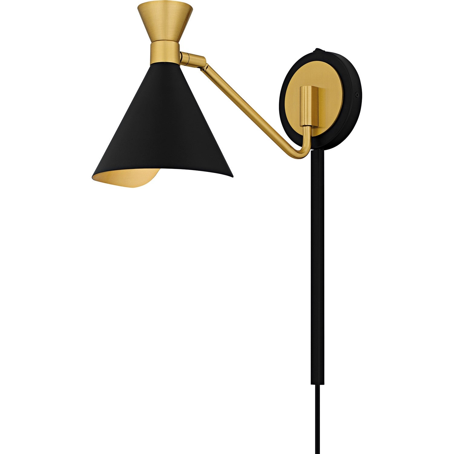Quoizel - ADN8706MBK - One Light Wall Sconce - Arden - Matte Black