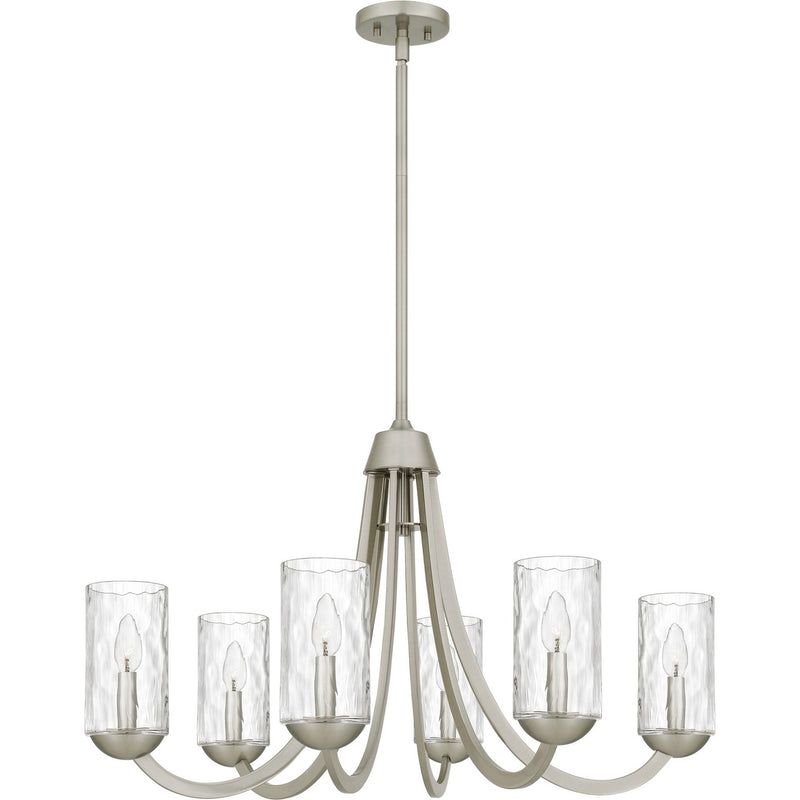 Quoizel - ALD5032BN - Six Light Chandelier - Allard - Brushed Nickel