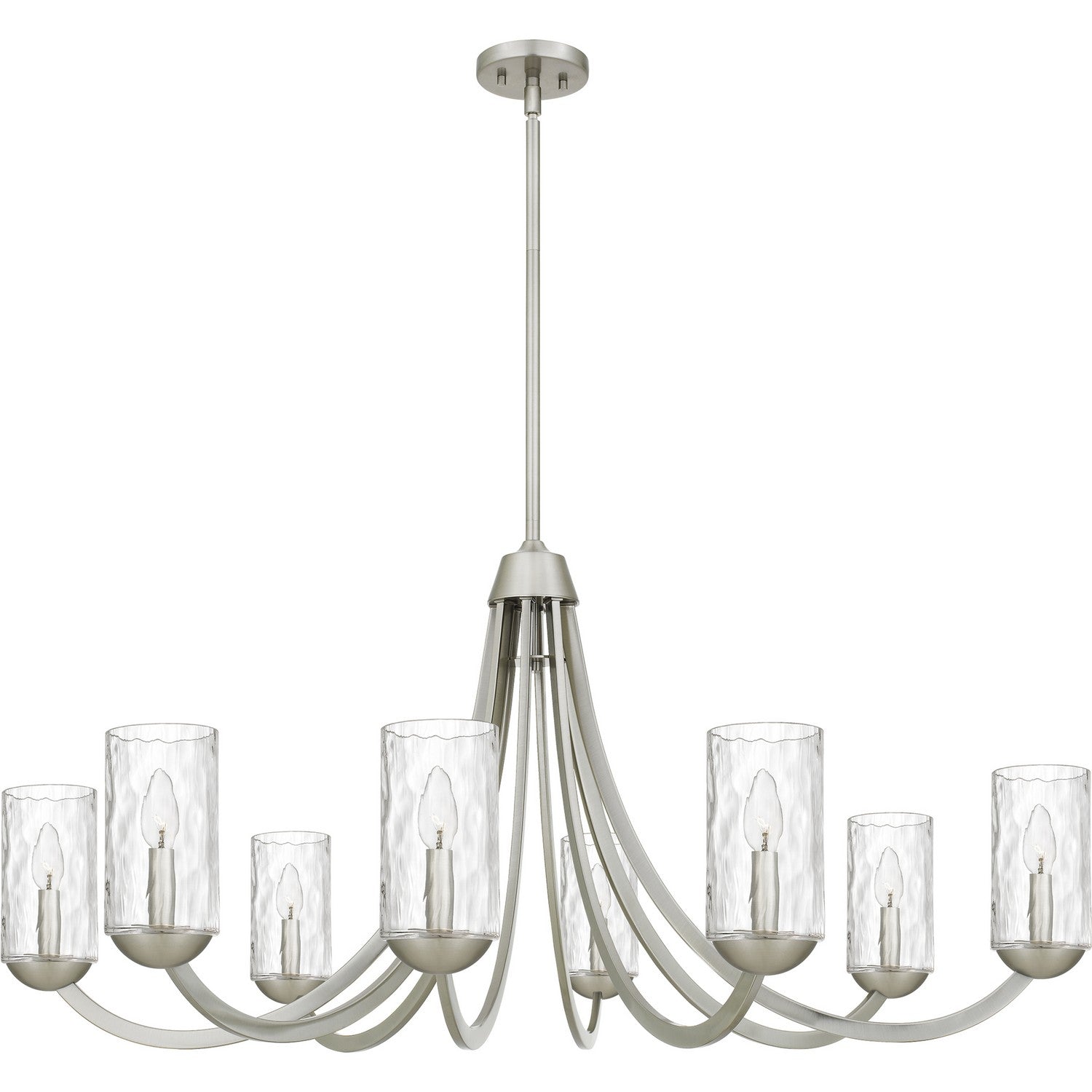 Quoizel - ALD5045BN - Eight Light Chandelier - Allard - Brushed Nickel