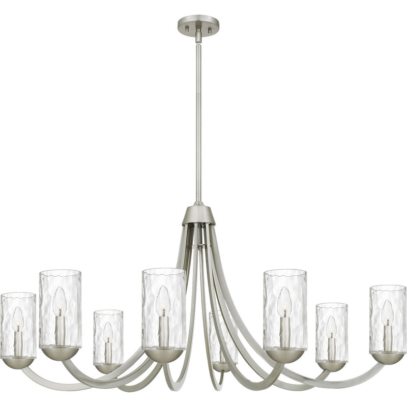 Quoizel - ALD5045BN - Eight Light Chandelier - Allard - Brushed Nickel