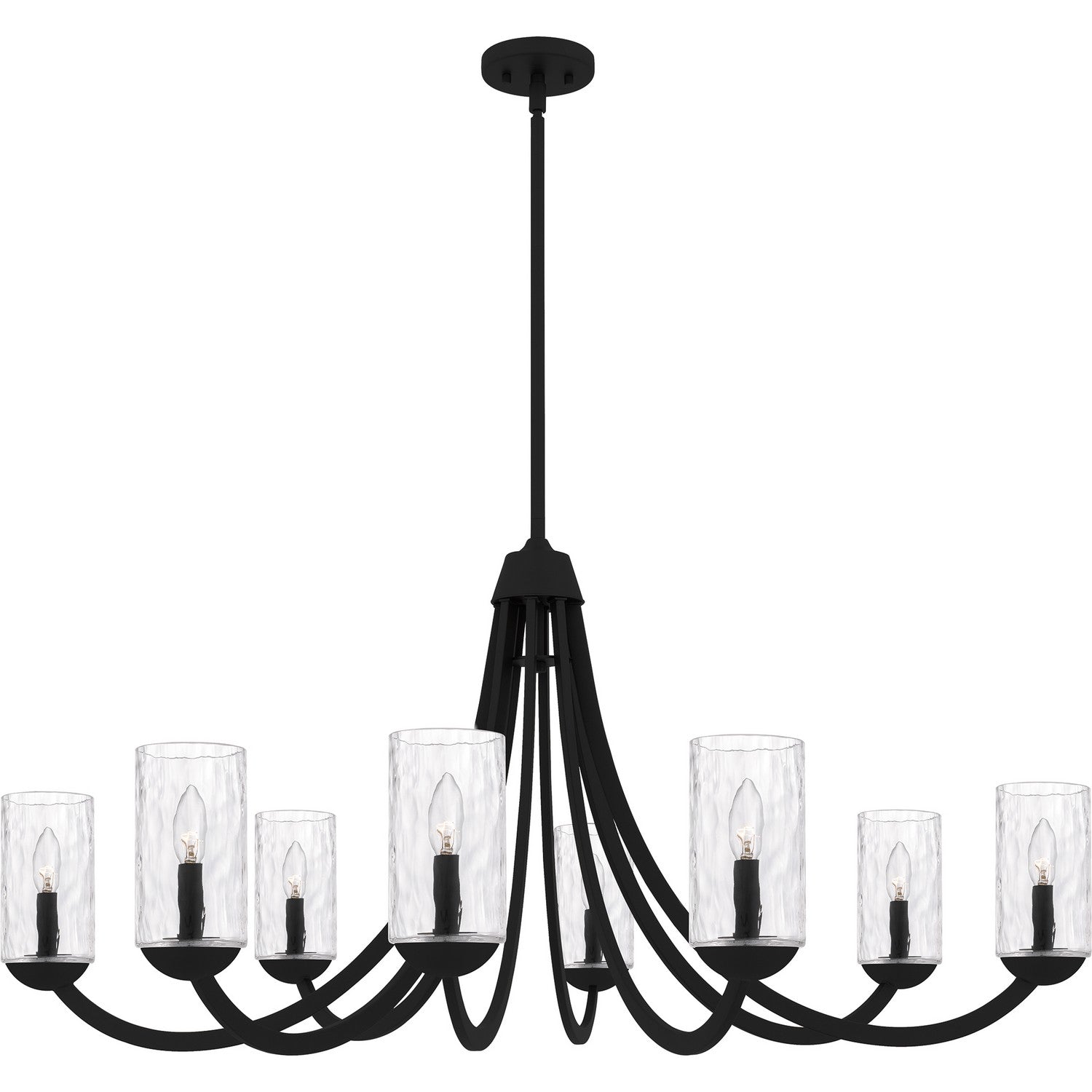 Quoizel - ALD5045MBK - Eight Light Chandelier - Allard - Matte Black