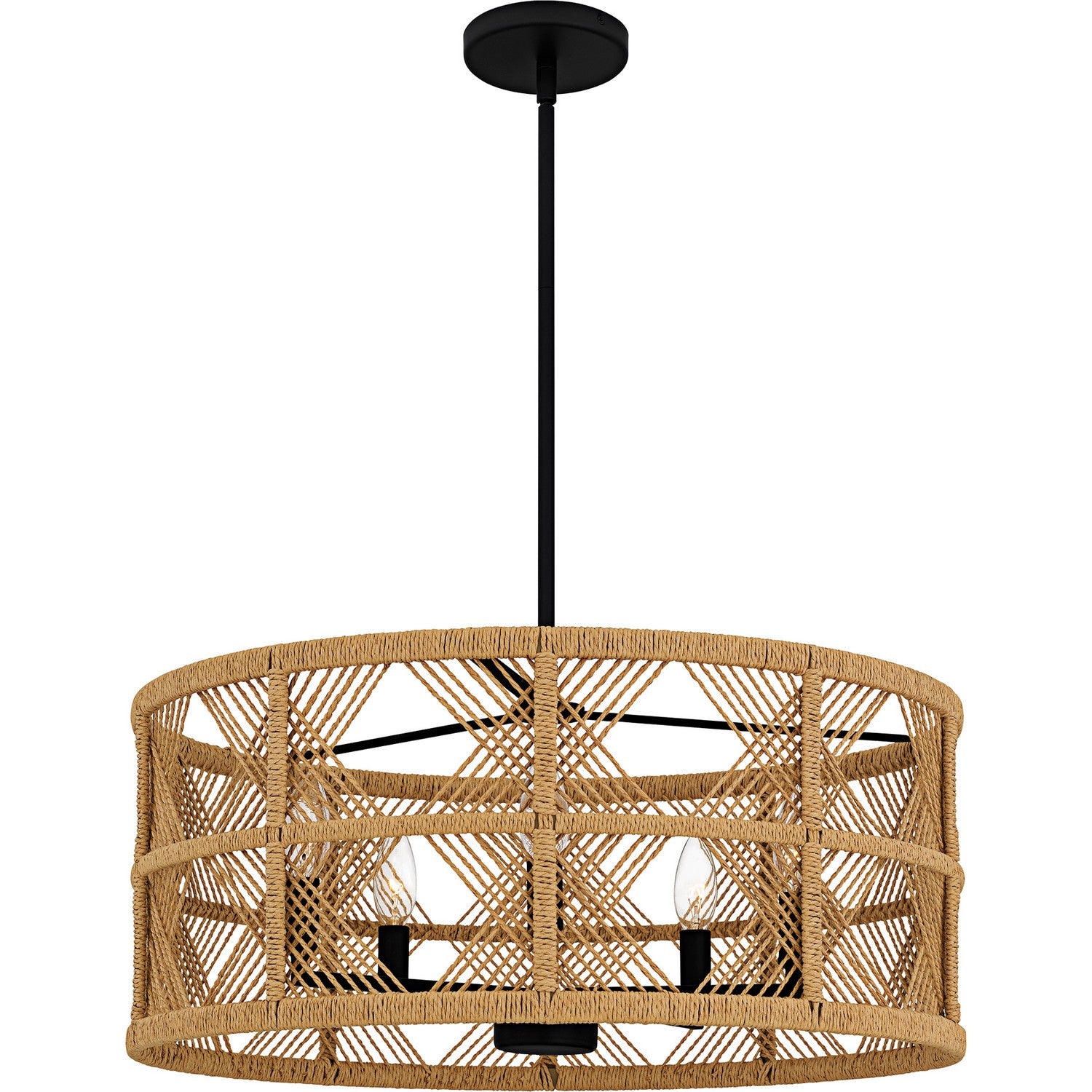 Quoizel - AXF2822MBK - Five Light Pendant - Axford - Matte Black
