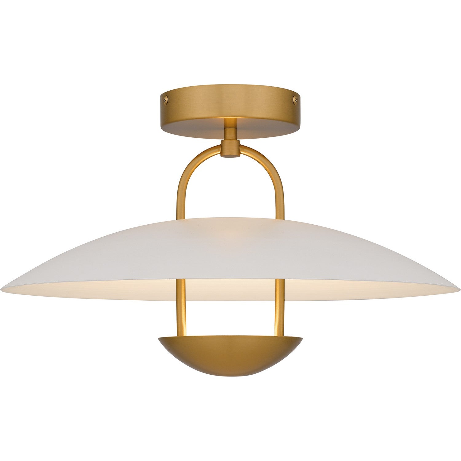 Quoizel - BIN1718BRG - LED Semi-Flush Mount - Bingham - Brushed Gold