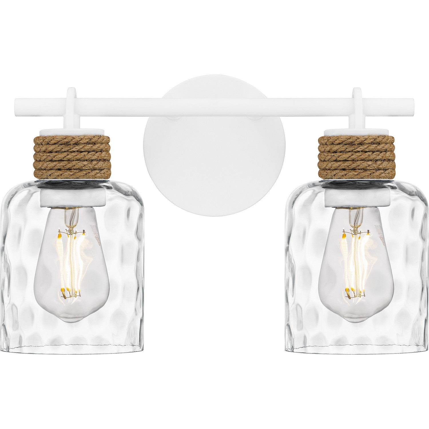Quoizel - BTC8614W - Two Light Bath - Baltic - Matte White