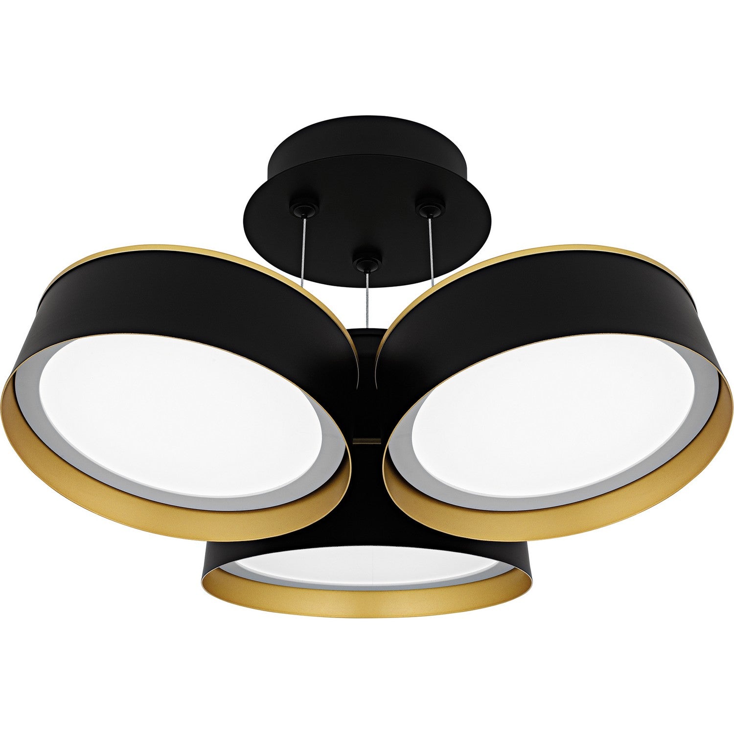Quoizel - BYS1719MBK - LED Semi-Flush Mount - Byrnes - Matte Black
