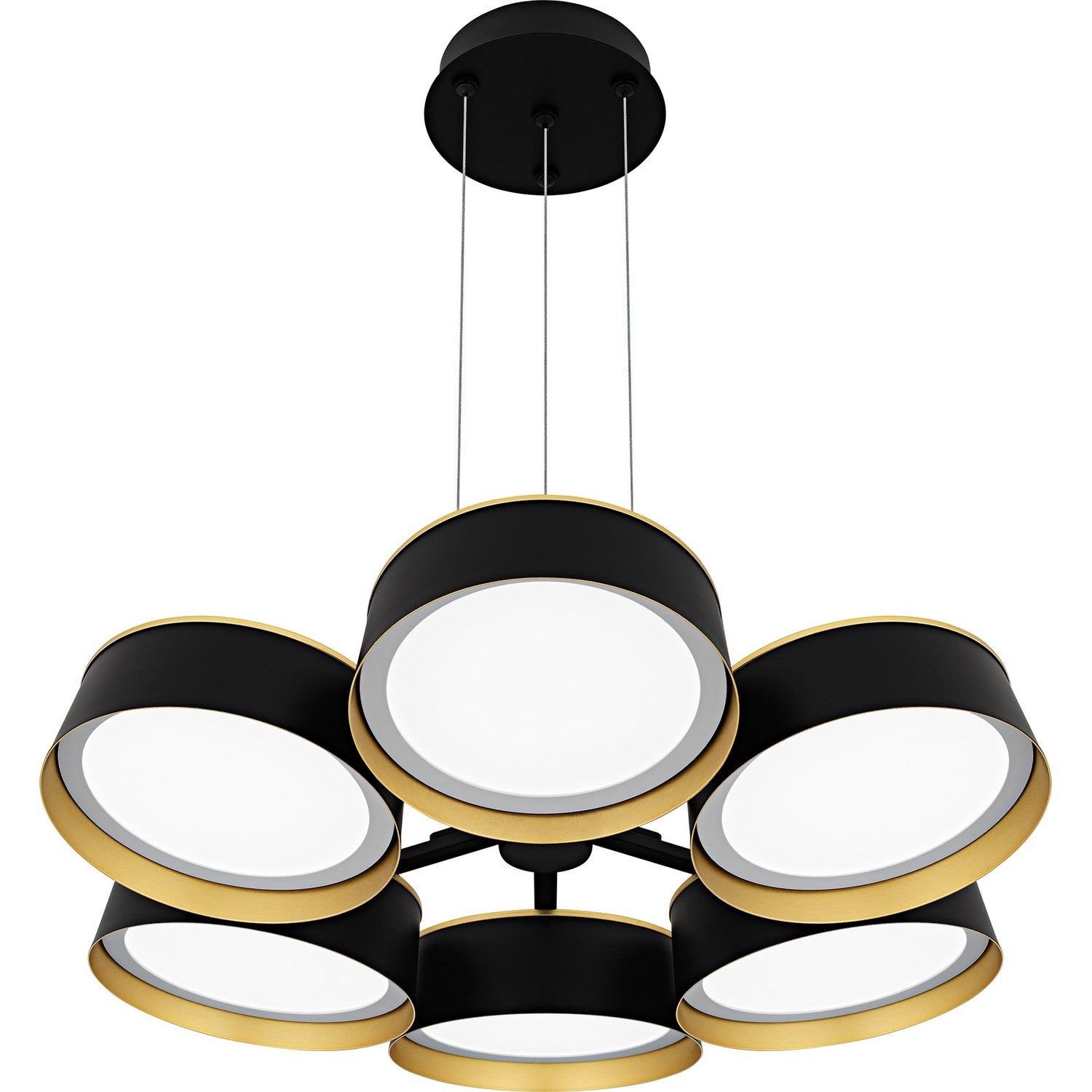 Quoizel - BYS5026MBK - LED Chandelier - Byrnes - Matte Black