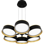 Quoizel - BYS5026MBK - LED Chandelier - Byrnes - Matte Black