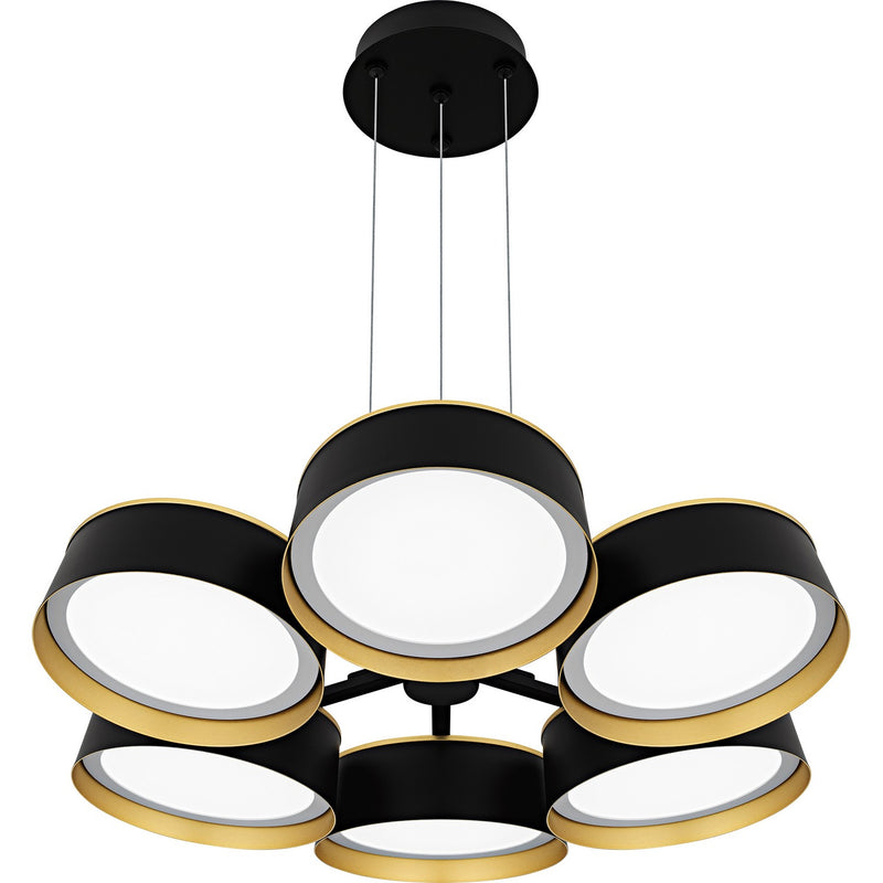 Quoizel - BYS5026MBK - LED Chandelier - Byrnes - Matte Black