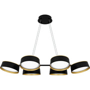 Quoizel - BYS640MBK - LED Linear Chandelier - Byrnes - Matte Black