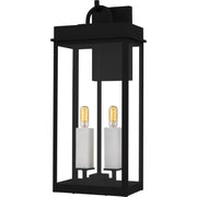 Quoizel - CAM8409MBK - Two Light Outdoor Wall Lantern - Carmen - Matte Black