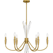 Quoizel - CCY5032BRG - Six Light Chandelier - Cecily - Brushed Gold