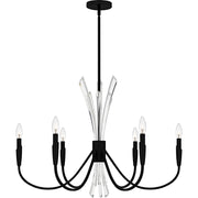Quoizel - CCY5032MBK - Six Light Chandelier - Cecily - Matte Black