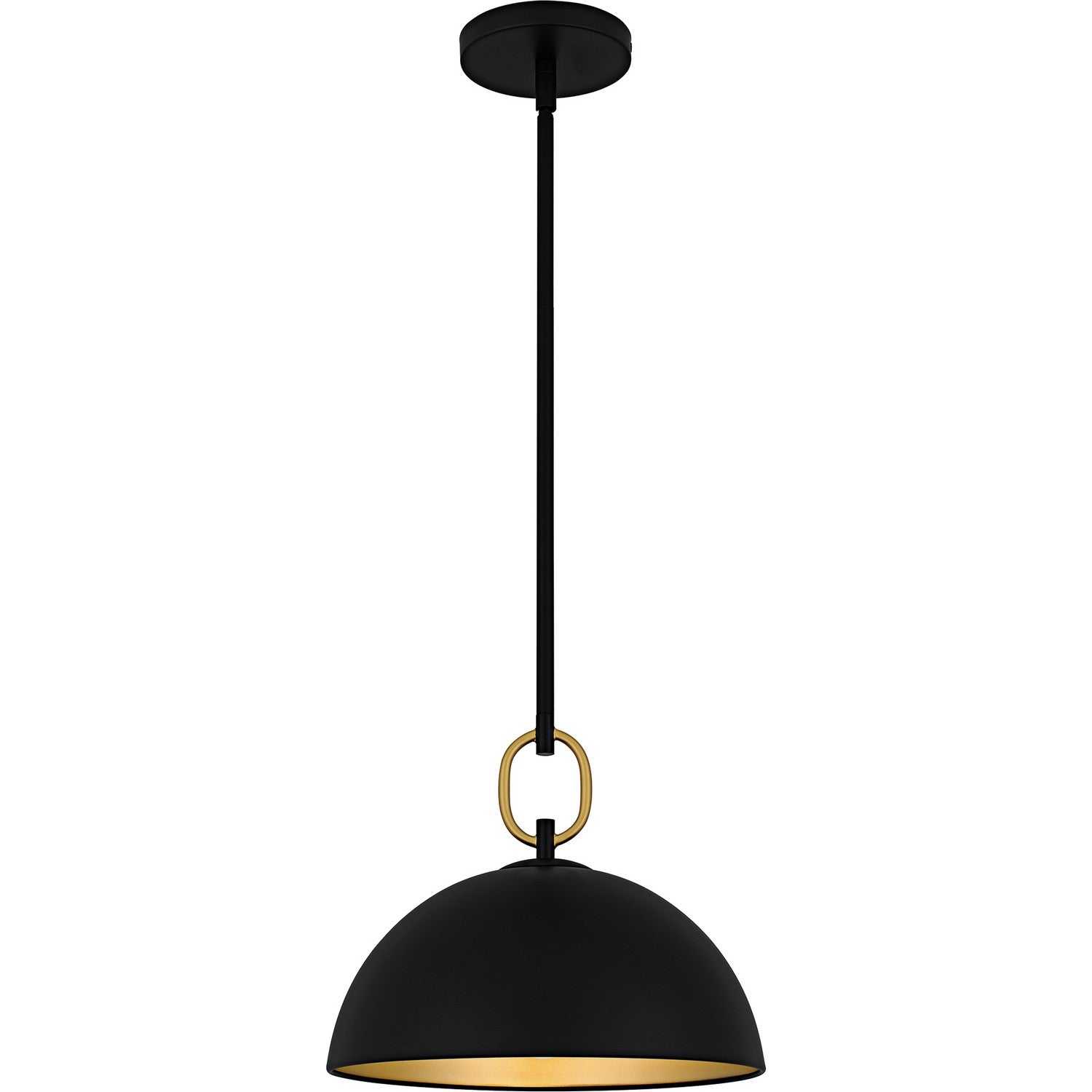 Quoizel - CEO1812MBK - One Light Pendant - Cleo - Matte Black