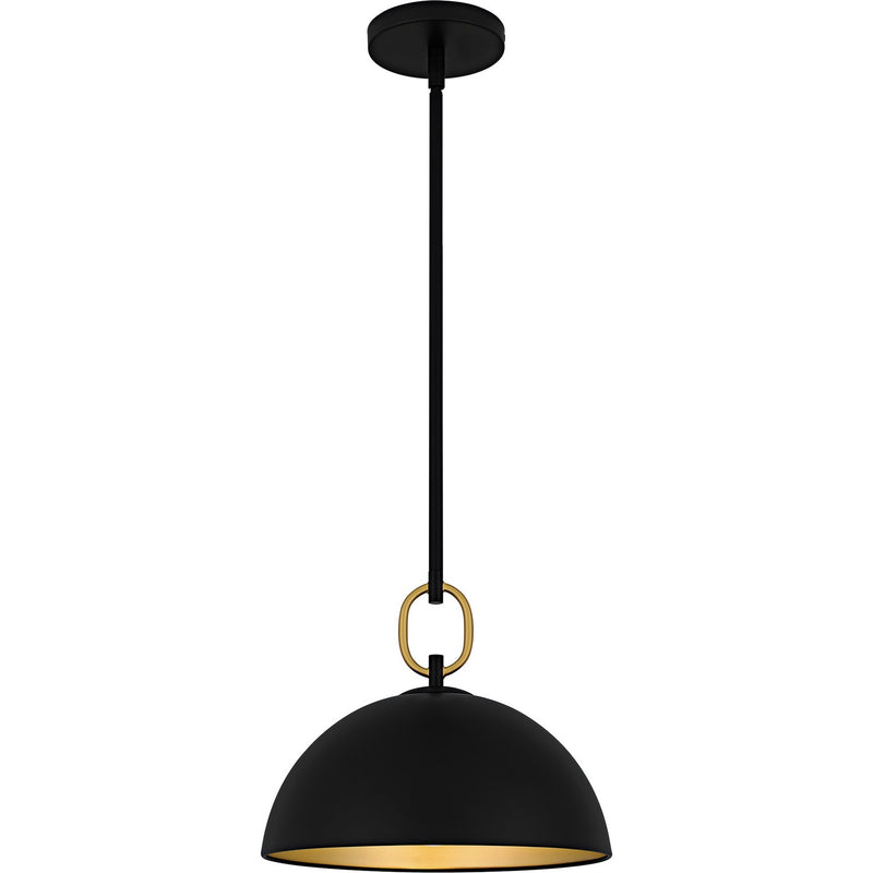 Quoizel - CEO1812MBK - One Light Pendant - Cleo - Matte Black