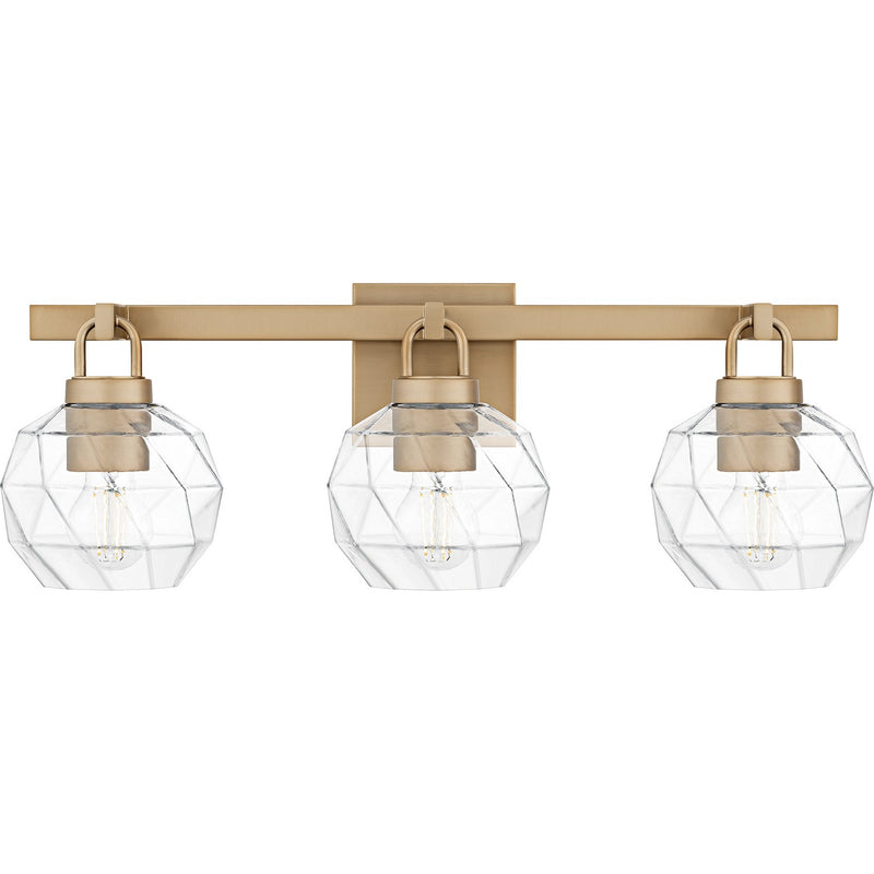 Quoizel - CIA8624BGD - Three Light Bath - Celina - Bronze Gold