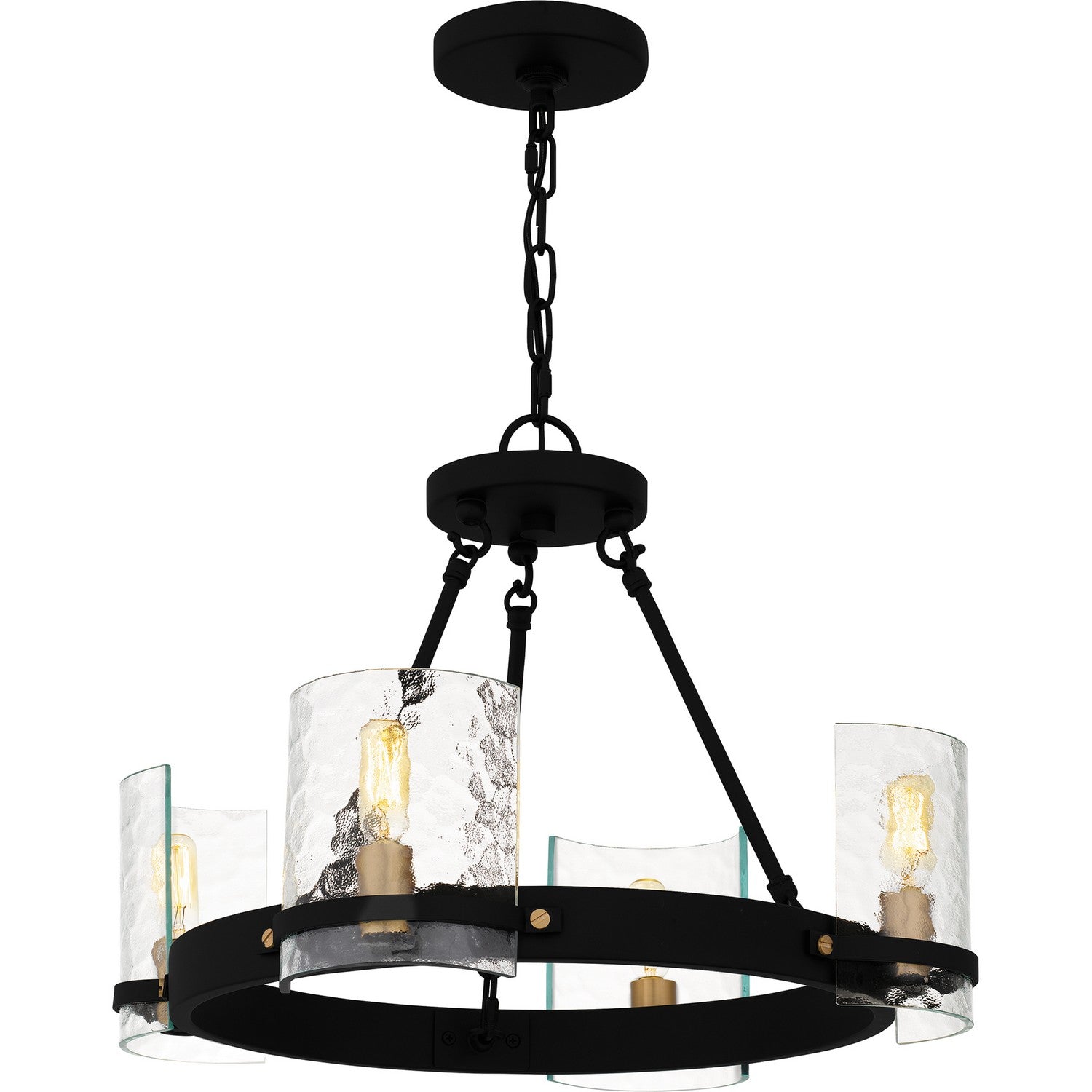 Quoizel - GLC5020MBK - Four Light Chandelier - Gloucester - Matte Black