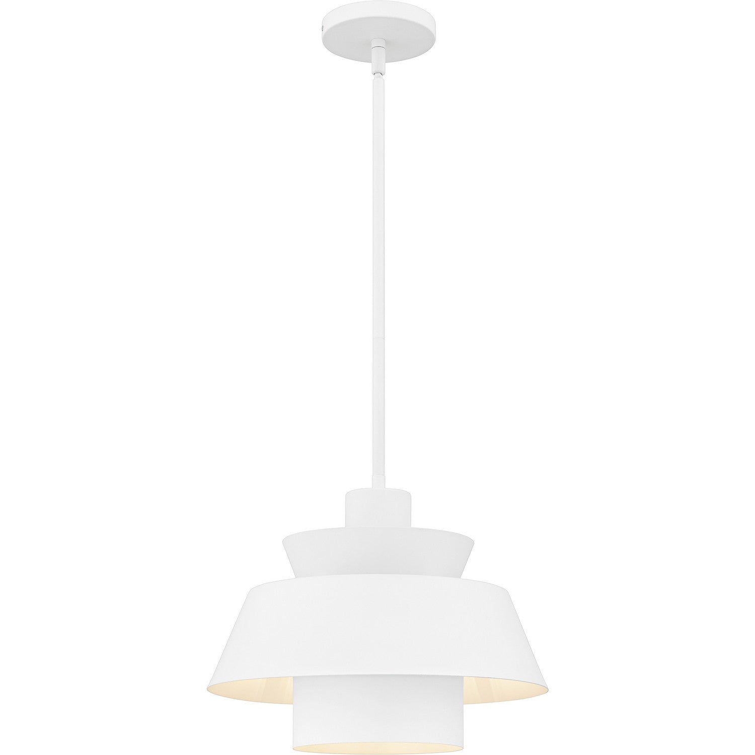 Quoizel - LMI1814W - One Light Pendant - Lumi - Matte White