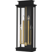 Quoizel - NOE8410MBK - Four Light Outdoor Wall Lantern - Noelle - Matte Black