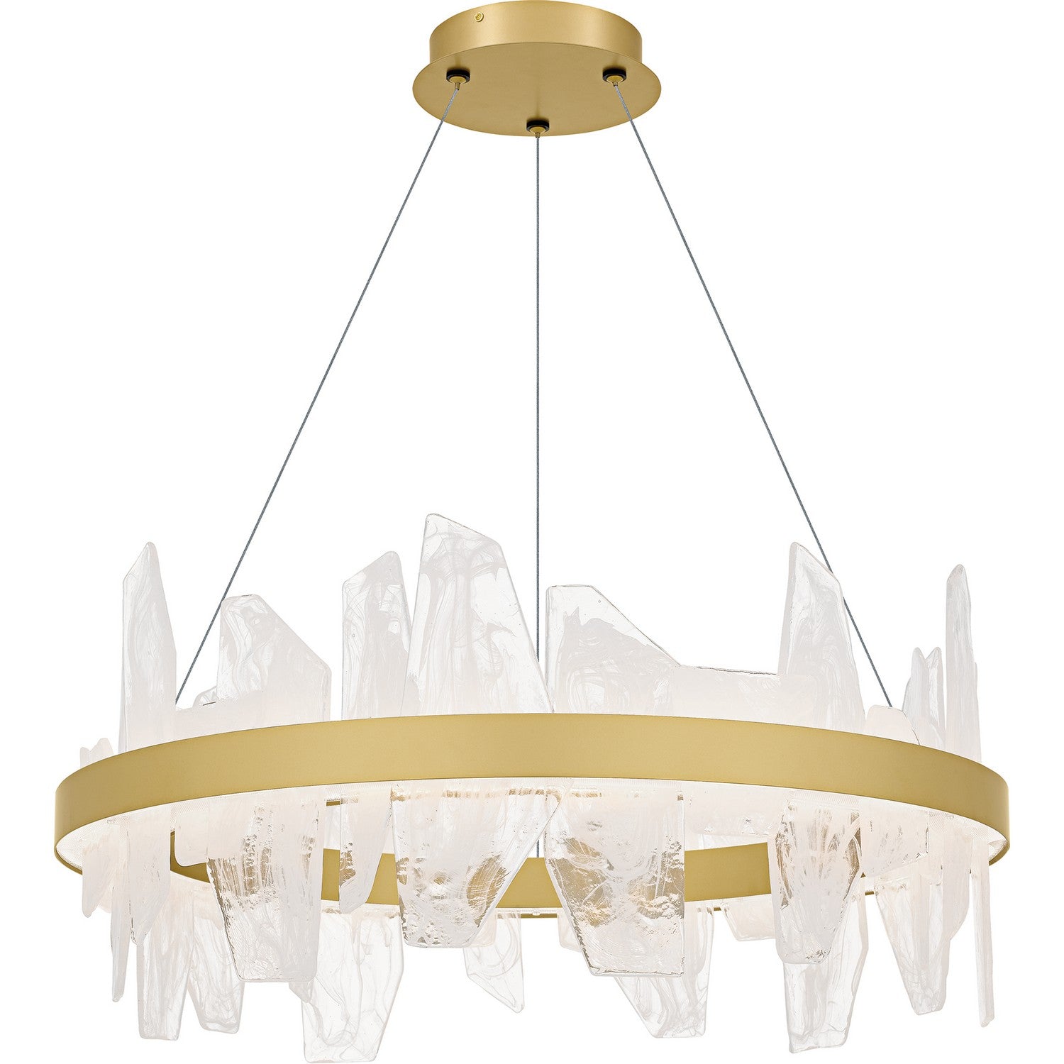 Quoizel - PCAUR5030SGD - LED Chandelier - Aurelia - Soft Gold