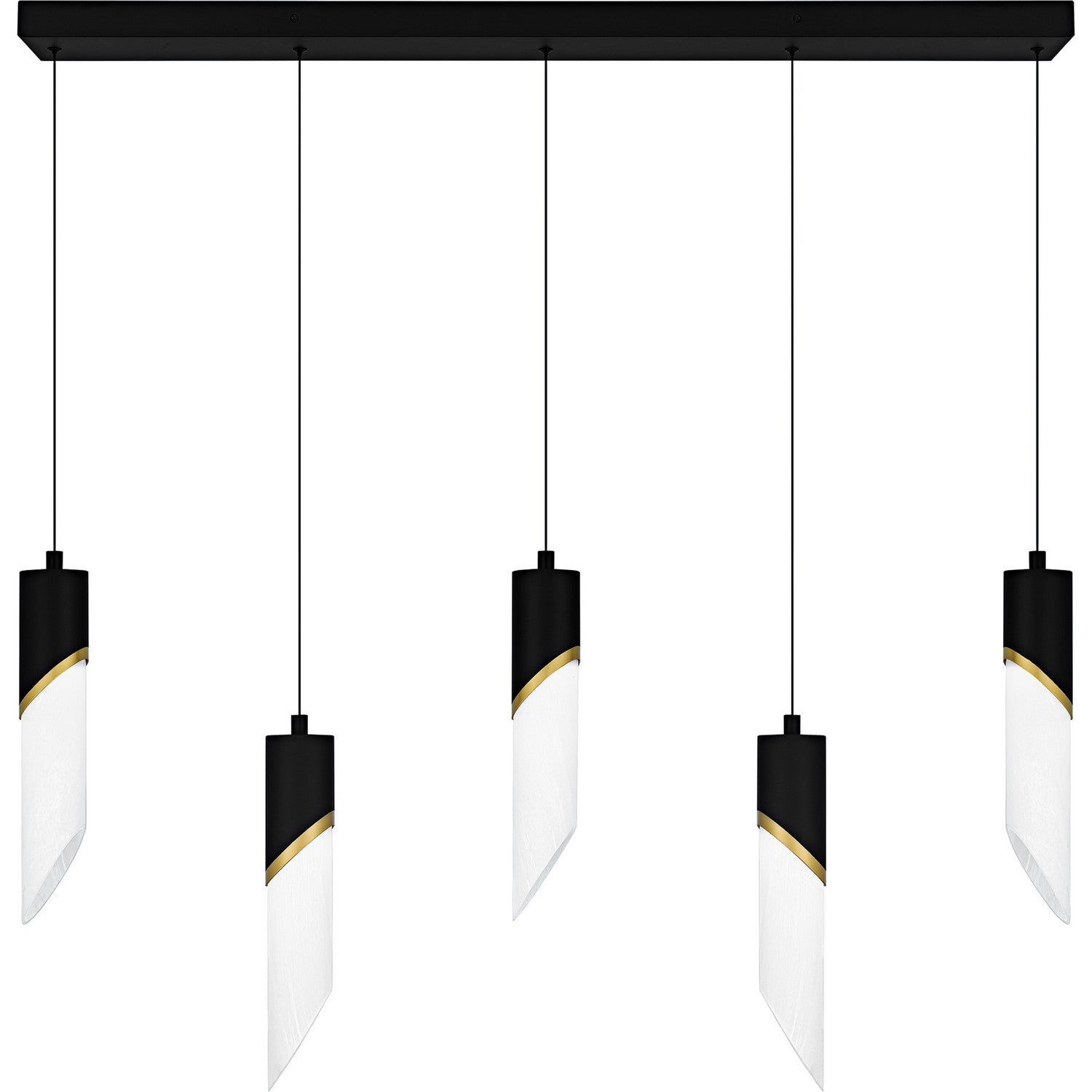 Quoizel - PCAYS540MBK - LED Linear Chandelier - Alys - Matte Black