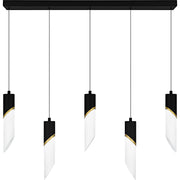 Quoizel - PCAYS540MBK - LED Linear Chandelier - Alys - Matte Black