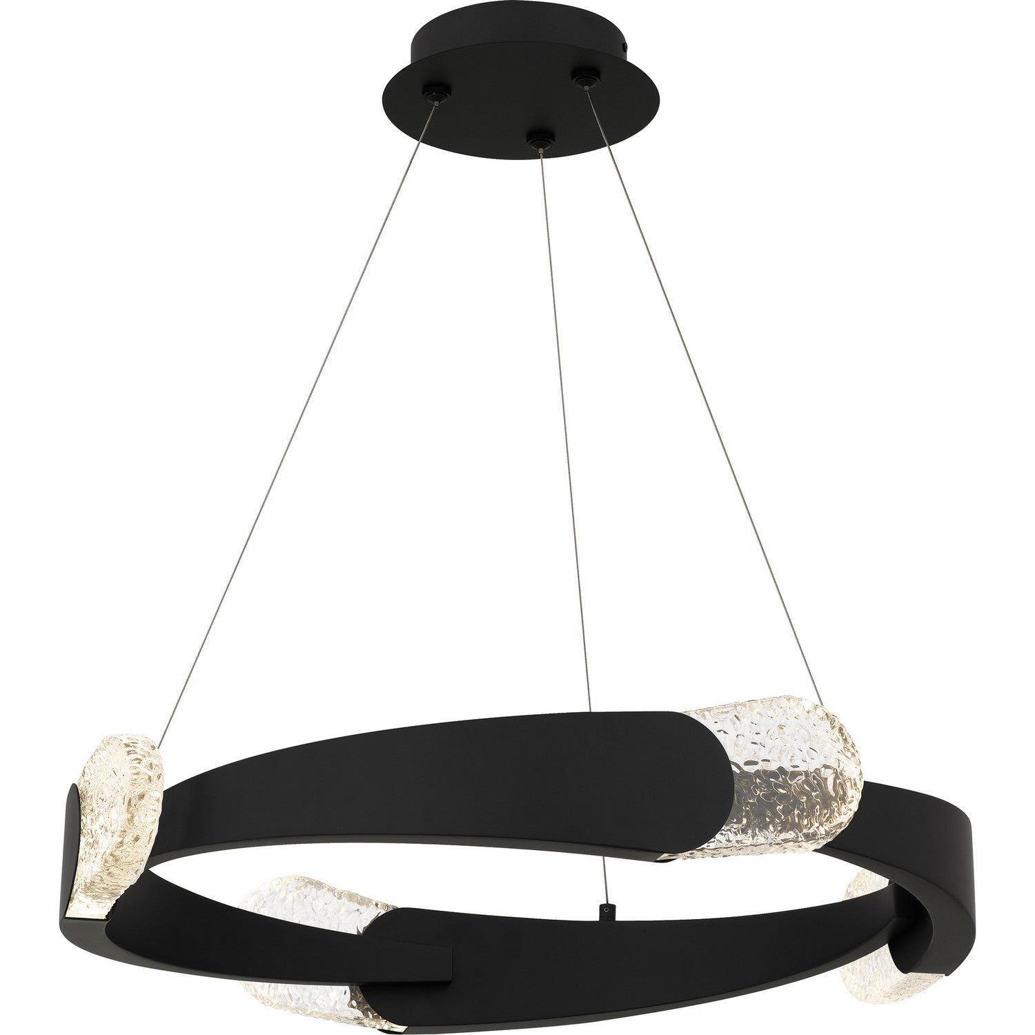 Quoizel - PCSAF2824MBK - LED Pendant - Saffron - Matte Black