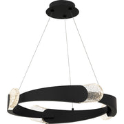 Quoizel - PCSAF2824MBK - LED Pendant - Saffron - Matte Black
