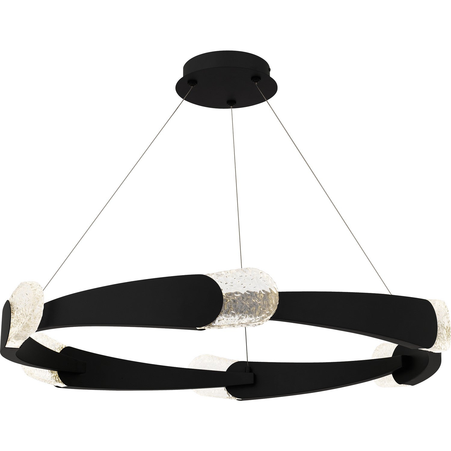 Quoizel - PCSAF2834MBK - LED Pendant - Saffron - Matte Black