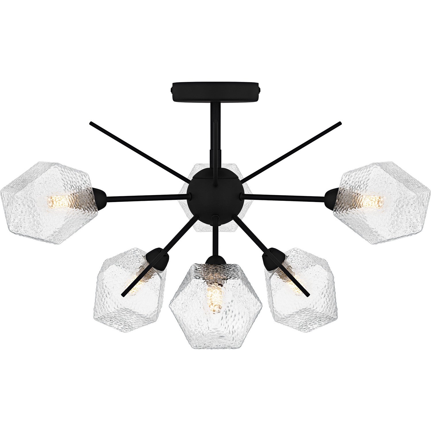 Quoizel - PCSVD1724EK - Six Light Semi-Flush Mount - Salvador - Earth Black