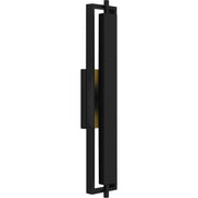 Quoizel - PNT8506MBK - LED Outdoor Wall Lantern - Pointsett - Matte Black