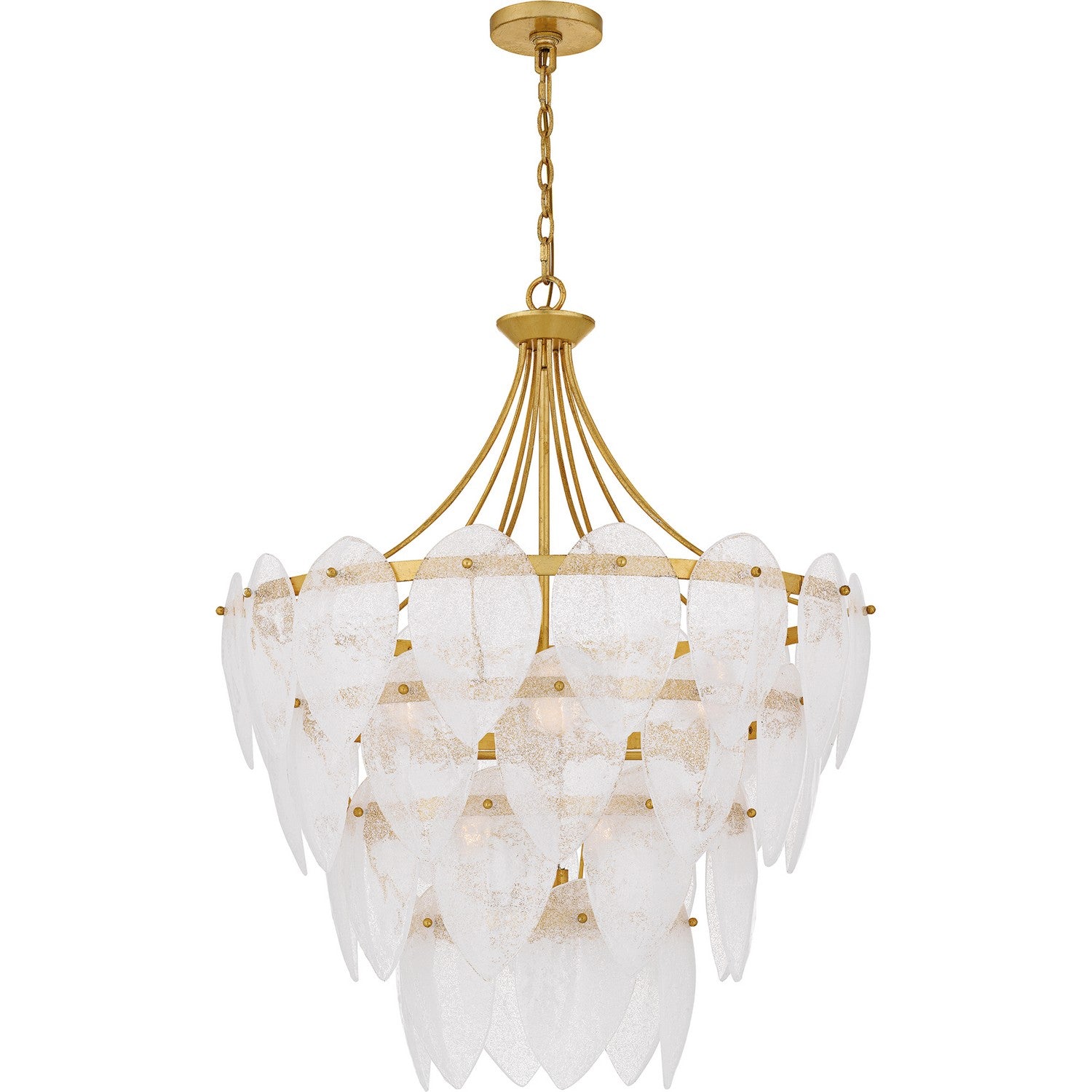 Quoizel - QP6766GFL - Seven Light Pendant - Quoizel Pendant - Gold Leaf
