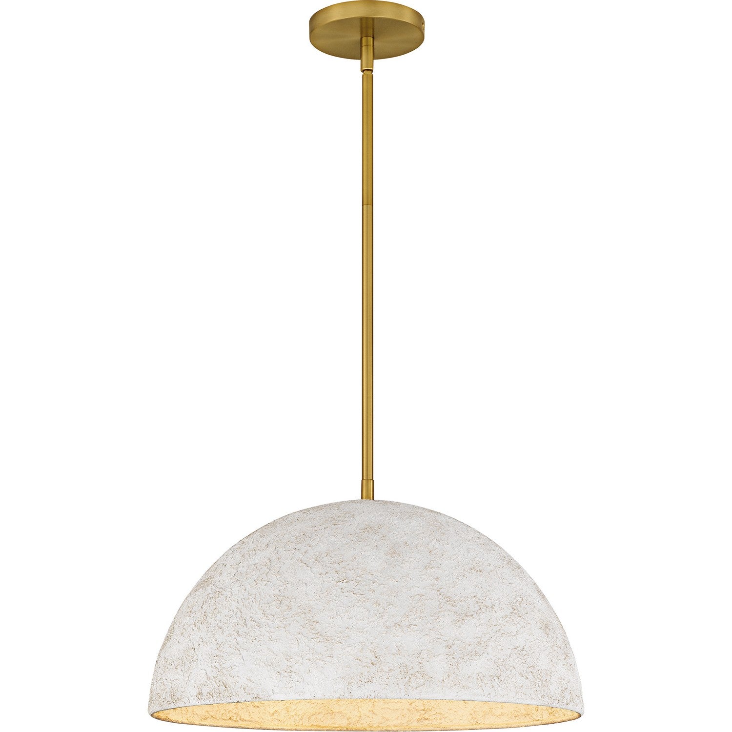 Quoizel - QP6768BRG - Three Light Pendant - Quoizel Pendant - Brushed Gold