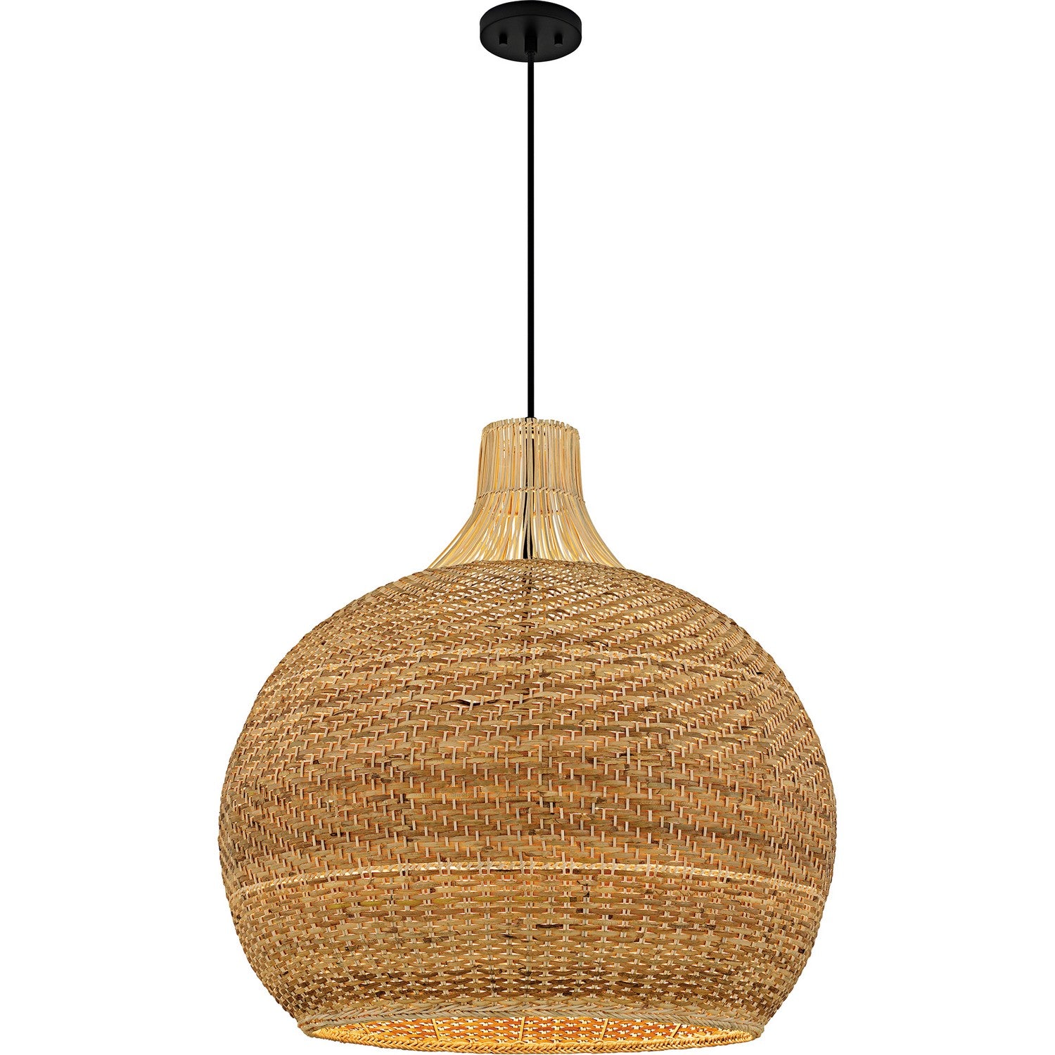 Quoizel - QP6796MBK - Four Light Pendant - Quoizel Pendant - Matte Black