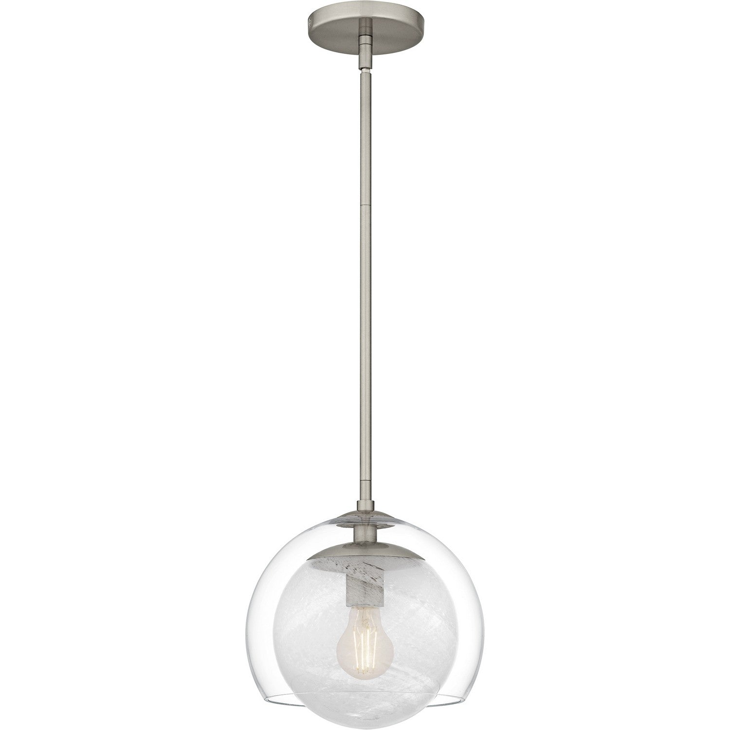 Quoizel - QPP6774BN - One Light Mini Pendant - Quoizel Piccolo Pendant - Brushed Nickel