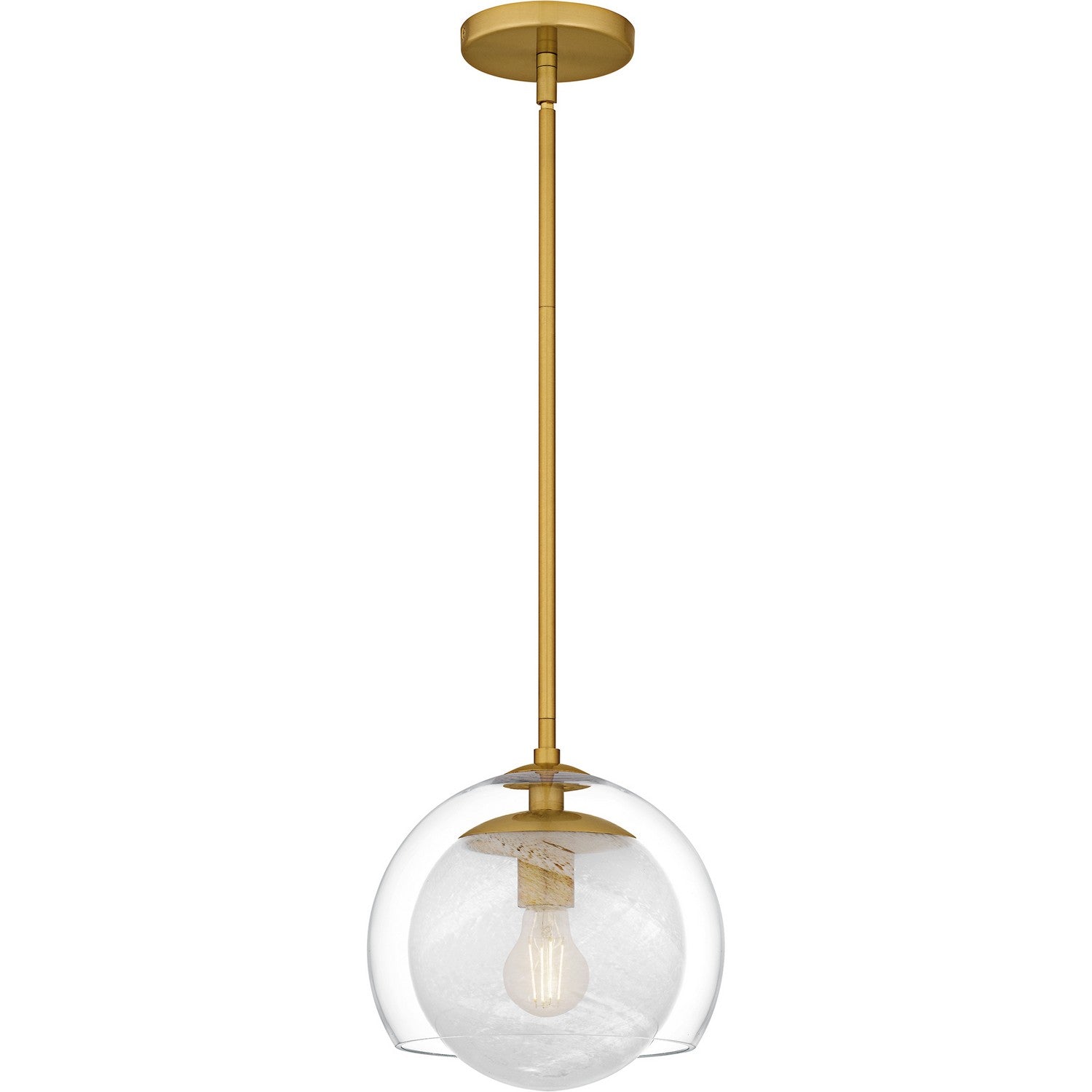 Quoizel - QPP6774BRG - One Light Mini Pendant - Quoizel Piccolo Pendant - Brushed Gold
