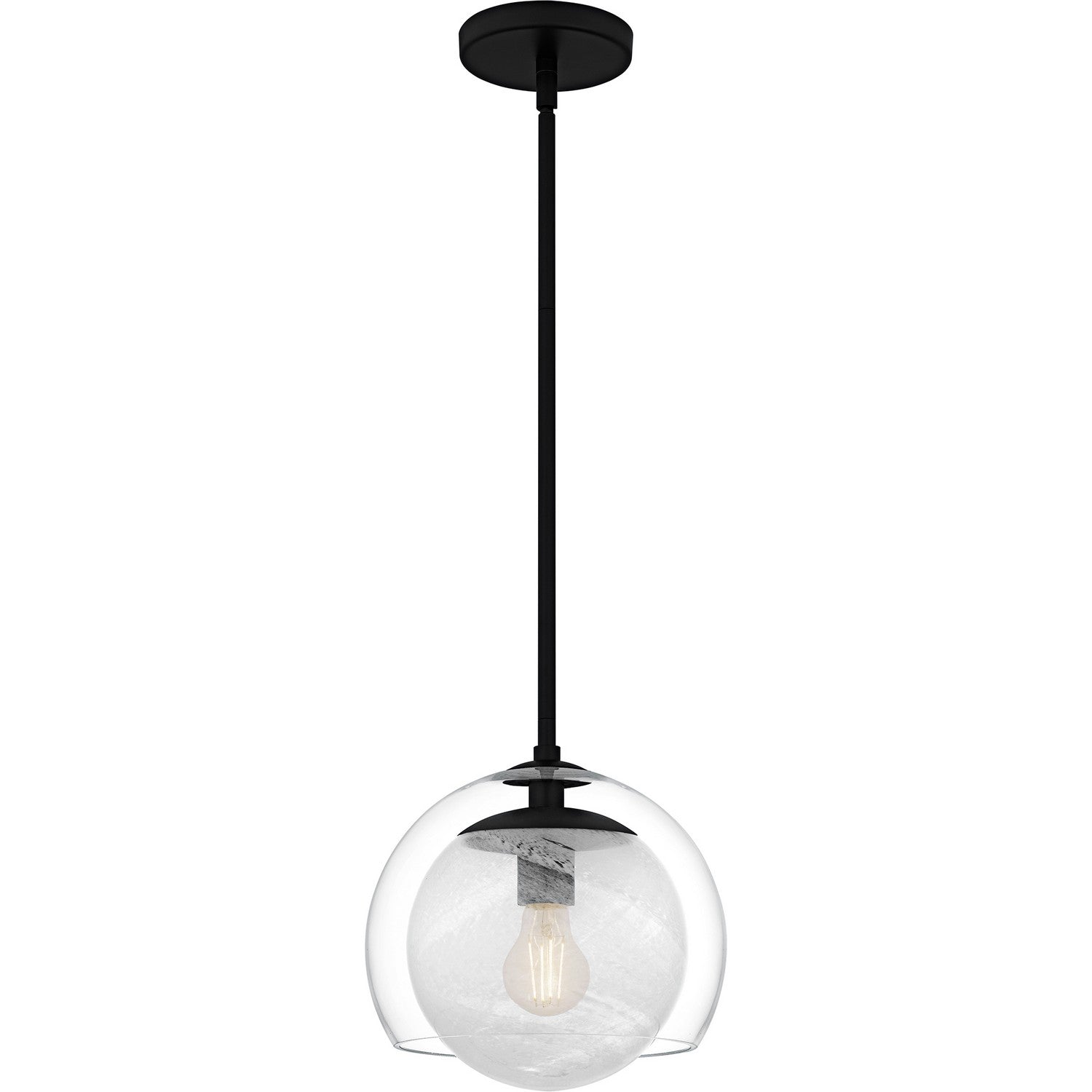 Quoizel - QPP6774MBK - One Light Mini Pendant - Quoizel Piccolo Pendant - Matte Black
