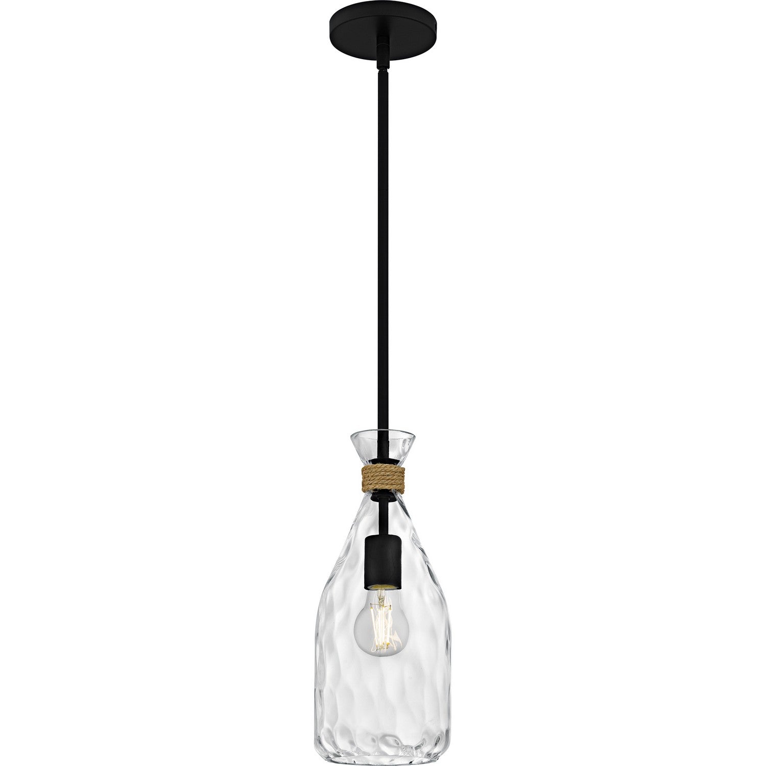 Quoizel - QPP6782MBK - One Light Mini Pendant - Quoizel Piccolo Pendant - Matte Black