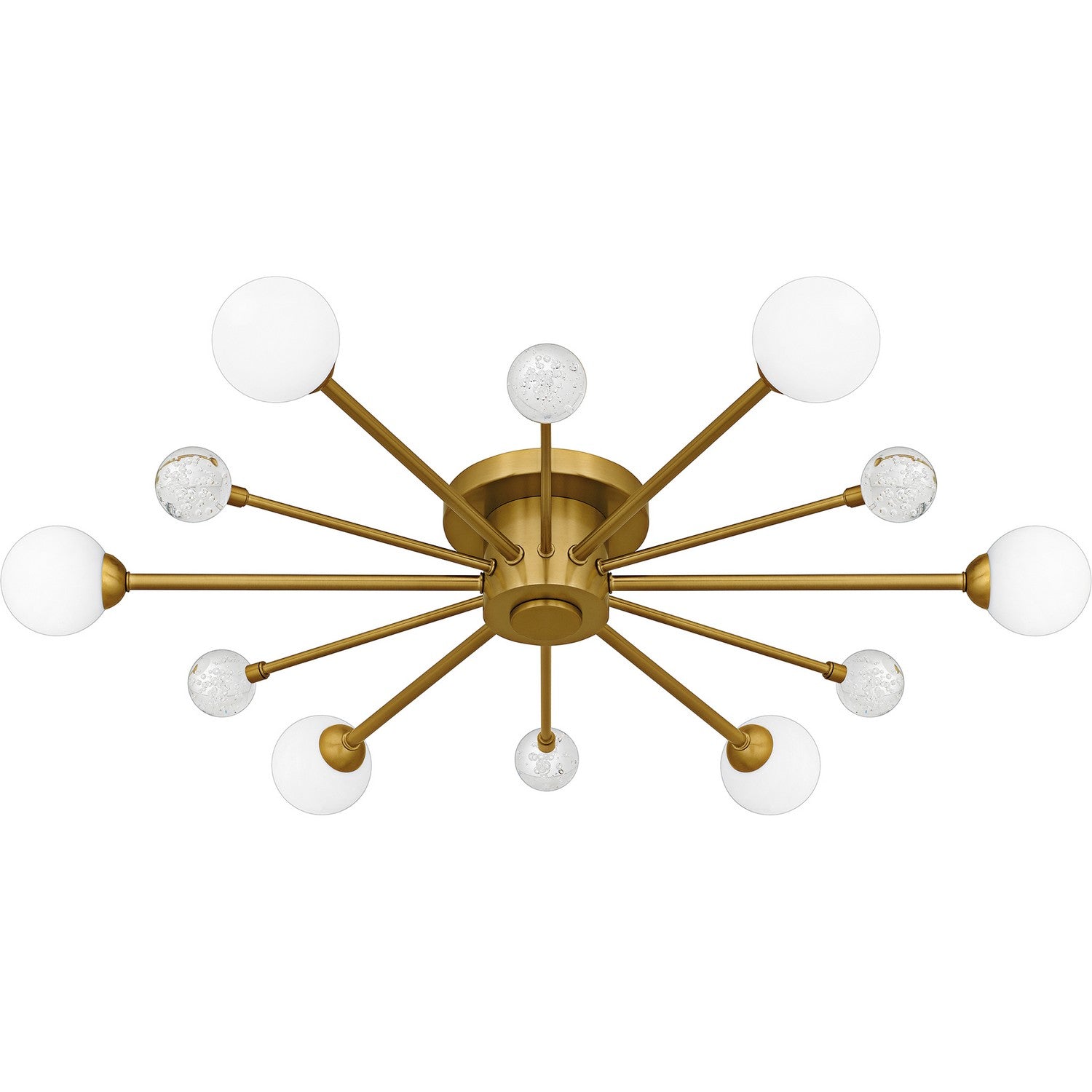 Quoizel - QSF6781BRG - Six Light Semi-Flush Mount - Quoizel Semi-Flush Mount - Brushed Gold