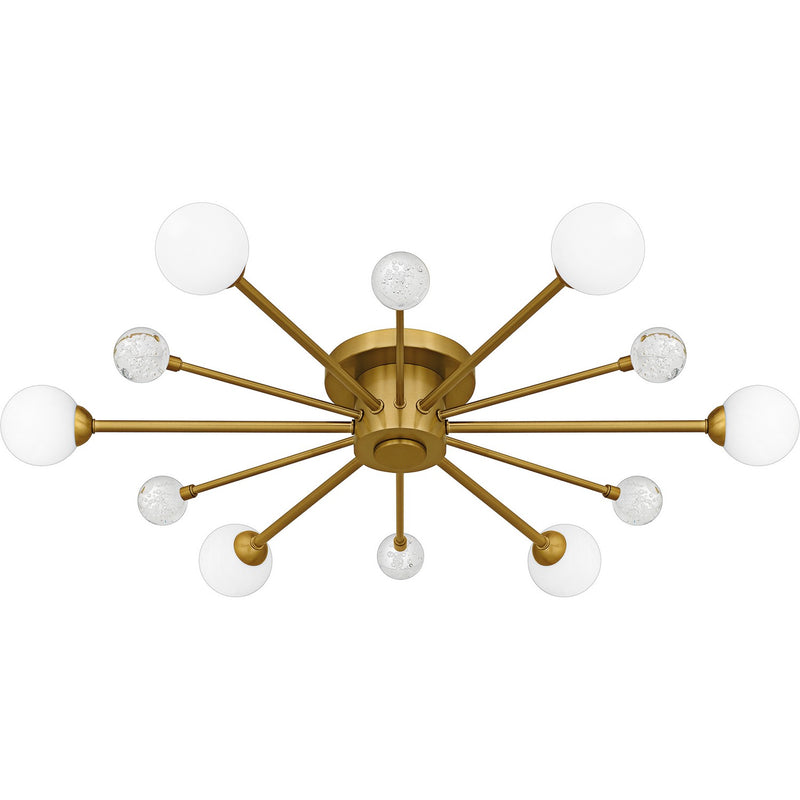 Quoizel - QSF6781BRG - Six Light Semi-Flush Mount - Quoizel Semi-Flush Mount - Brushed Gold