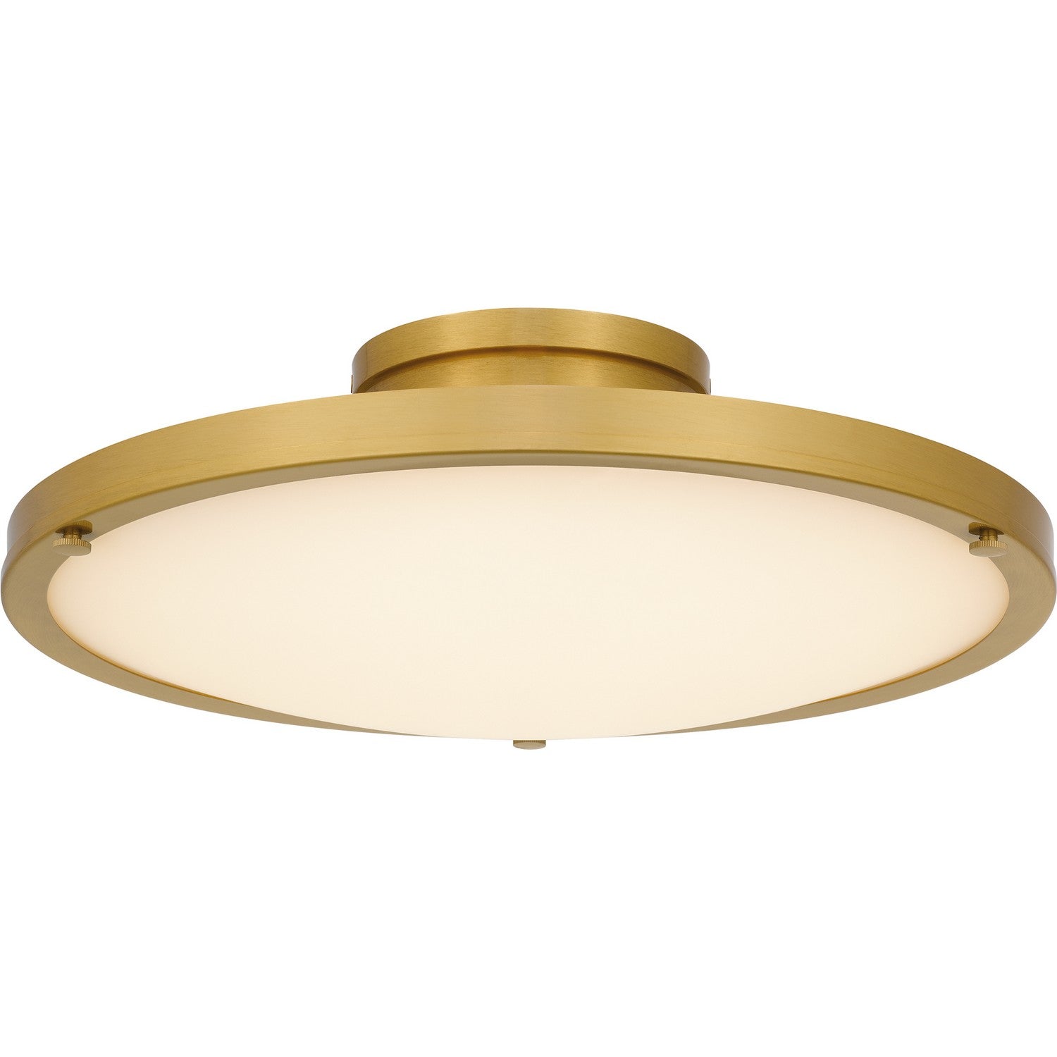 Quoizel - QSF6784BRG - LED Semi-Flush Mount - Quoizel Semi-Flush Mount - Brushed Gold