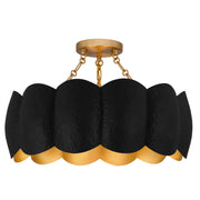 Quoizel - QSF6794MBK - Four Light Semi-Flush Mount - Quoizel Semi-Flush Mount - Matte Black
