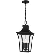 Quoizel - QTN1910EK - Four Light Outdoor Hanging Lantern - Quentin - Earth Black