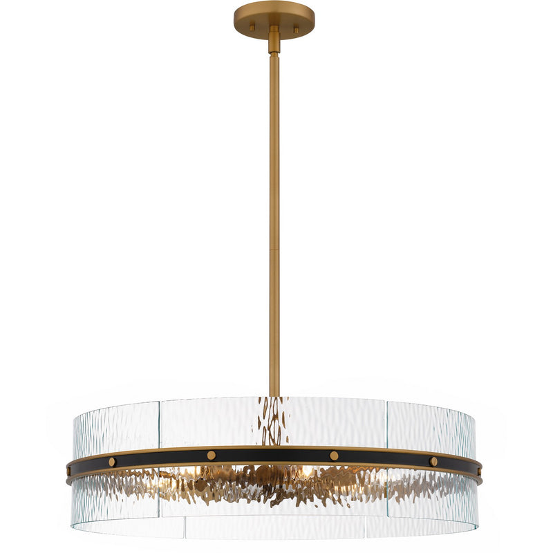 Quoizel - REA2824MBK - Six Light Pendant - Reagan - Matte Black