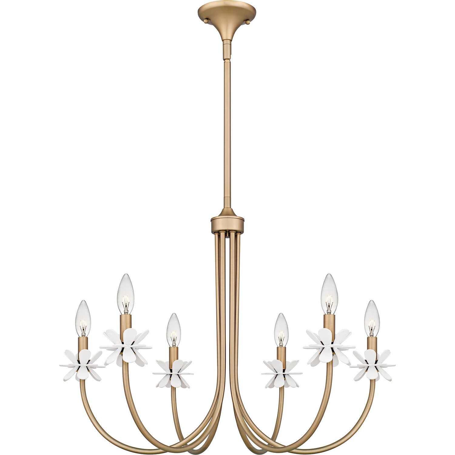 Quoizel - REY5030BGD - Six Light Chandelier - Remy - Bronze Gold