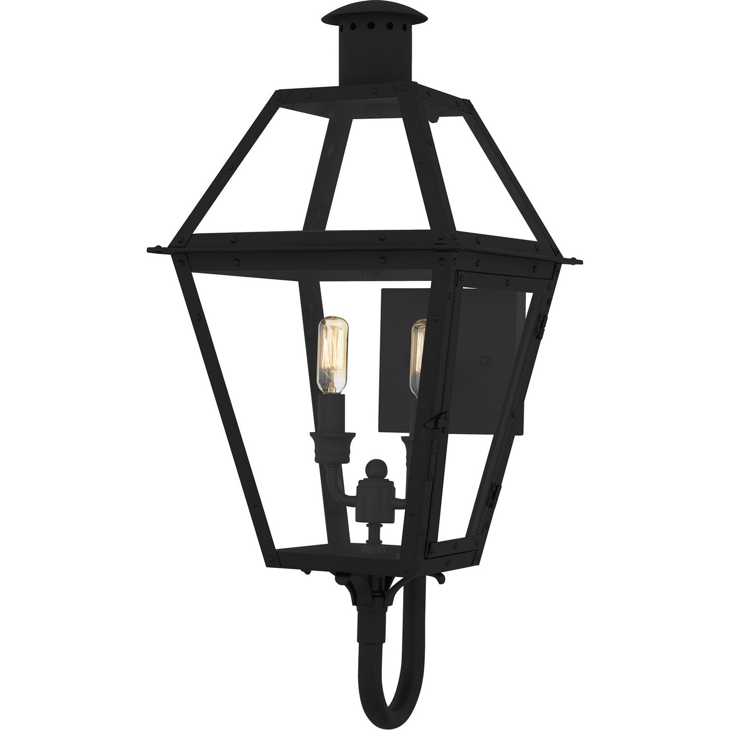 Quoizel - RO8311EK - Two Light Outdoor Wall Lantern - Rue De Royal - Earth Black