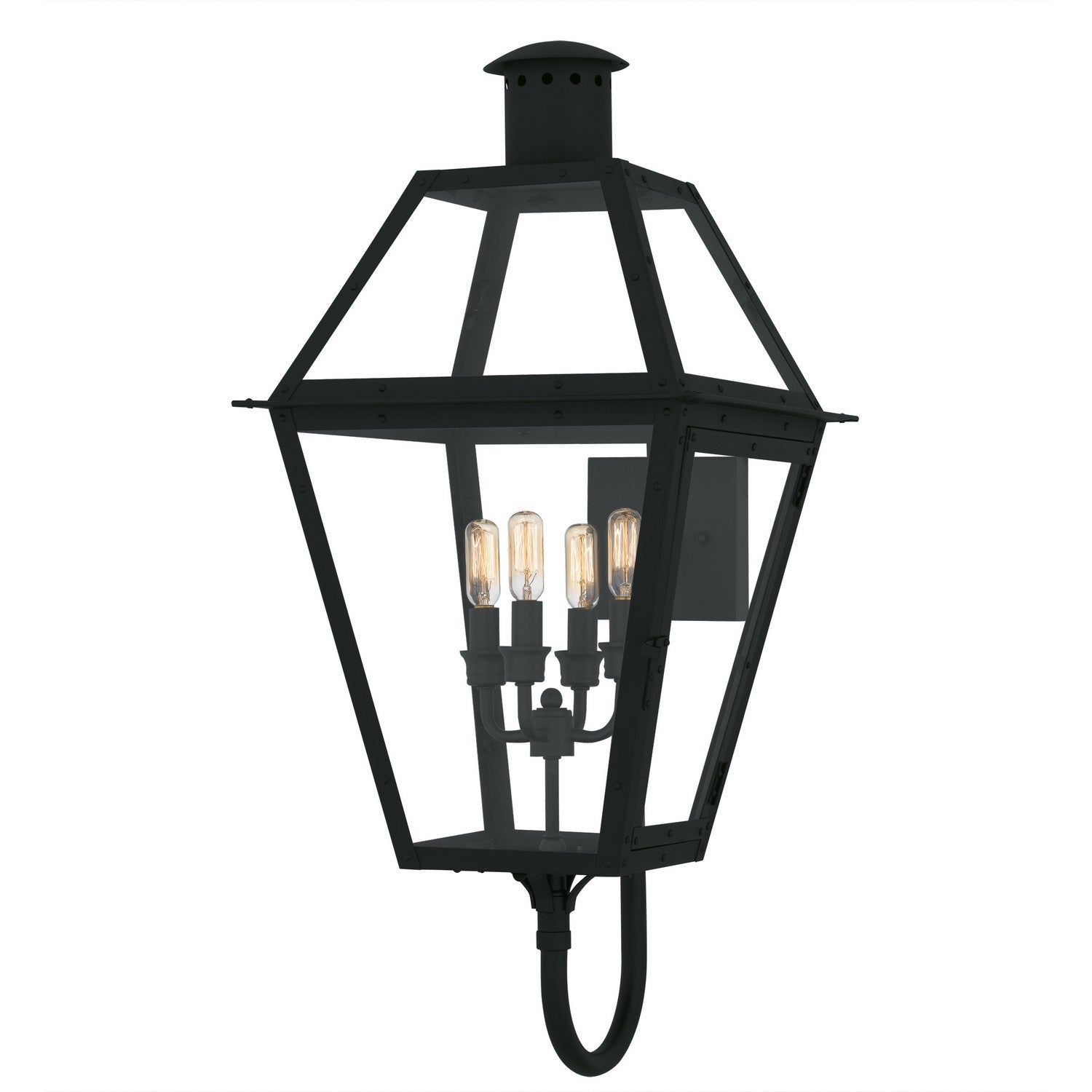 Quoizel - RO8414EK - Four Light Outdoor Wall Lantern - Rue De Royal - Earth Black