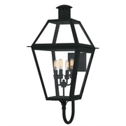 Quoizel - RO8414EK - Four Light Outdoor Wall Lantern - Rue De Royal - Earth Black