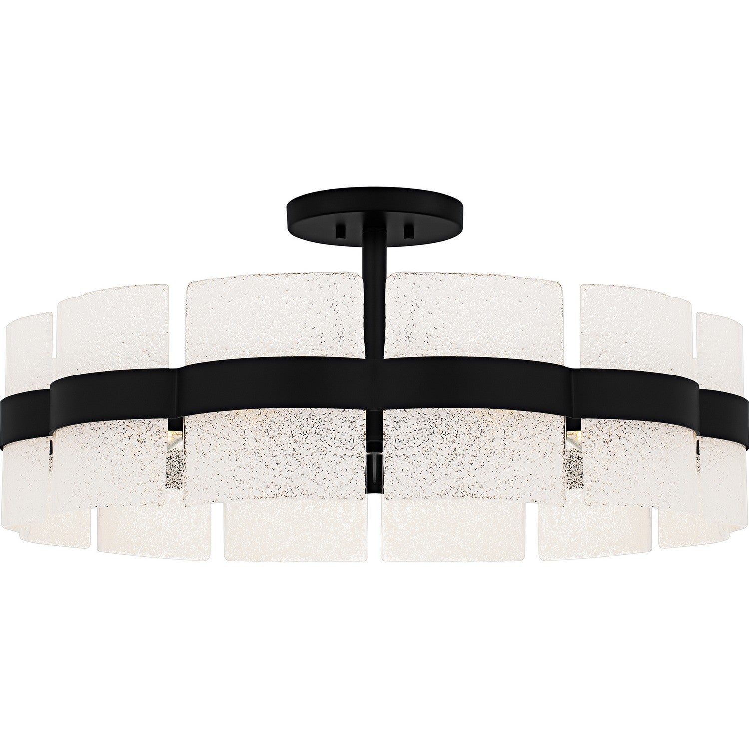 Quoizel - SWE1730MBK - Six Light Semi-Flush Mount - Sweeney - Matte Black